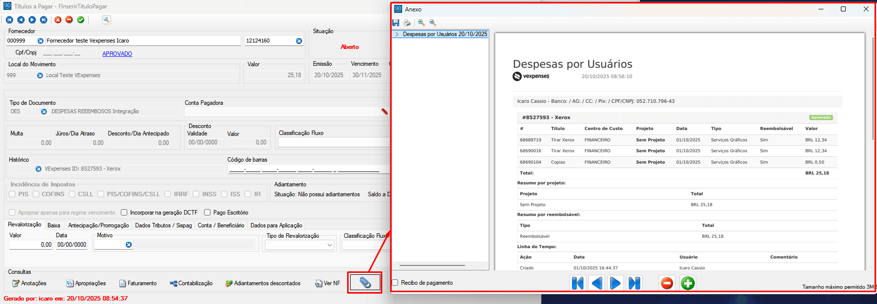 Imagens VExpesenses