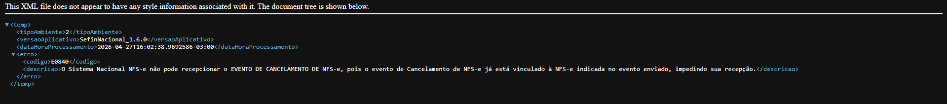 Imagens NFSe