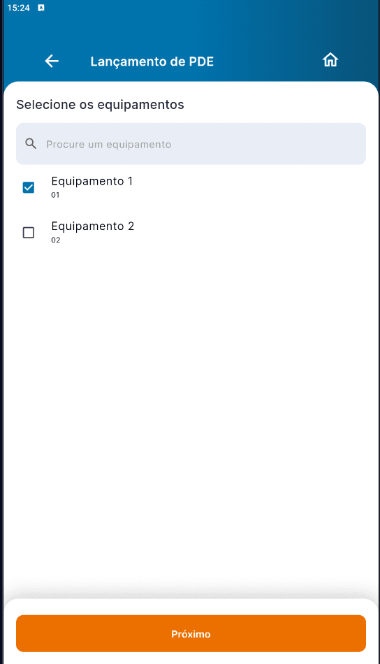 Seleção de equipmaneto