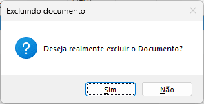 Mensagem de Confirmação