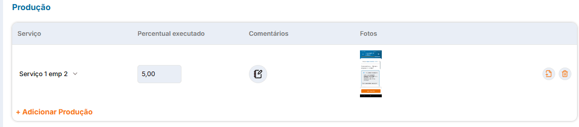 Produção